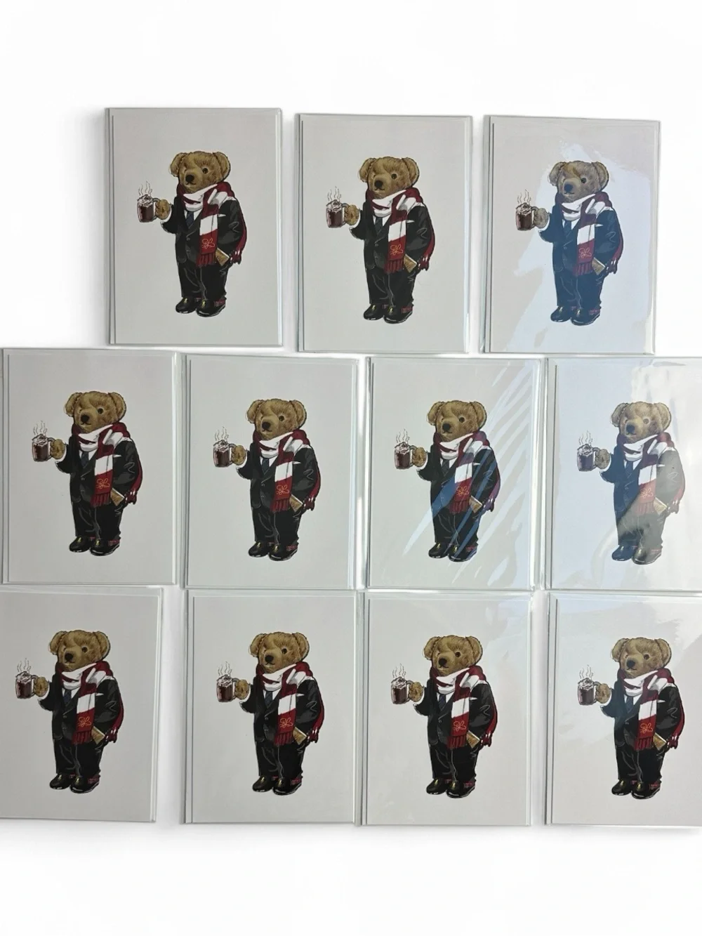 Polo Ralph Lauren Polo Bear with Hot Cocoa Blank Cards Stationary Set Of 11 NWT